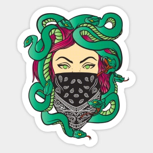 Madame Medusa Vintage Comic Sticker